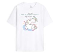 Cadeau Plus T-Shirt Personnalisé Prénom - C'est Dur D'être Une Créature Fantastique - Tee Shirt Femme Humoristique, Tee Shirt Femme Personnalisable, Tshirt Licorne Femme, Tee Shirt Humour Licorne