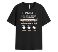 Cadeau Plus T-Shirt Personnalisé Prénom - J'Ai Essayé De Te Trouver Le Meilleur des Cadeaux mais Tu M'as Déjà - Cadeau Papy Personnalisé, Tee Shirt Personnalisable Papy, Tshirt Papa Personnalisé