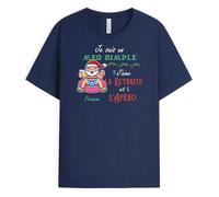 Cadeau Plus T-Shirt Personnalisé Prénom - J'aime La Retraite et L'Apéro - Idée Cadeau Retraite Original, Cadeau Retraite, Cadeau Depart Retraite, Tee Shirt Retraite Homme, Tee Shirt Retraite