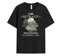 Cadeau Plus T-Shirt Personnalisé Prénom - Je suis Retraité Mon Boulot Est De Conduire Un Camping Car - Cadeau Noël, Retraite Humoristique, Cadeau Homme Retraite, Tee Shirt Retraite, Tshirt Retraite