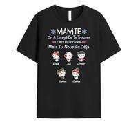 Cadeau Plus T-Shirt Personnalisé Prénom - on A Essayé De Te Trouver Cadeau Noel Maman, Cadeau Mamie Noel, Tee Shirt Personnalisable Mamie, Tshirt Maman, Tee Shirt Maman
