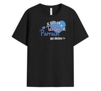 Cadeau Plus T-Shirt Personnalisé - Tonton Tata Marraine Parrain - Cadeaux Marraine, Cadeau pour Parrain, Tshirt Annonce Grossesse, Future Tata, Futur Tonton, Tshirt Tata, Parrain Tee Shirt