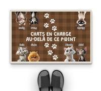 Cadeau Plus Tapis Personnalisé Prénom - en Charge Au-Delà De Ce Print - Paillasson Entree, Tapis personnalisé entrée, paillasson Interieur Personnalisable (#7)