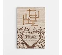 Cadeau Plus Toile Personnalisée Ensemble Nous Formons Une Famille - Tableau Personnalisé, Tableau Famille Personnalisable, Cadeau Famille Personnalisé, Cadeau Famille Noël (Modèle #15)