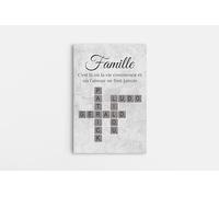Cadeau Plus Toile Personnalisée Ensemble Nous Formons Une Famille - Tableau Personnalisé, Tableau Famille Personnalisable, Cadeau Famille Personnalisé, Cadeau Famille Noël (Modèle #19)