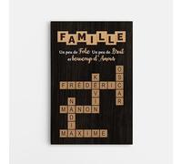 Cadeau Plus Toile Personnalisée Ensemble Nous Formons Une Famille - Tableau Personnalisé, Tableau Famille Personnalisable, Cadeau Famille Personnalisé, Cadeau Famille Noël (Modèle #14)