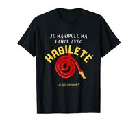 Cadeau pompier lance incendie Humour Homme T-Shirt