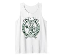 Cadeau Porte-Bonheur pour la Saint-Patrick - Renard Irlandais - Pub à pub - Trèfle Débardeur