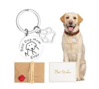 Cadeau Porte Clés Kawaii pour Chiens, Clef Personnalisable pour Belle Mère et Merci Maman