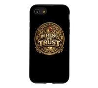 Cadeau pour Amateur de Poules de Basse-Cour in Hens We Trust Coque pour iPhone SE (2020) / 7/8