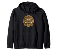 Cadeau pour Amateur de Poules de Basse-Cour in Hens We Trust Sweat à Capuche