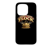 Cadeau pour Amateur de Poules de Basse-Cour Raise Your Flock Coque pour iPhone 15 Pro