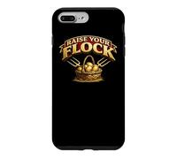 Cadeau pour Amateur de Poules de Basse-Cour Raise Your Flock Coque pour iPhone 7 Plus/8 Plus