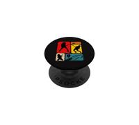 Cadeau pour Amateurs de Musique Vintage PopSockets PopGrip Adhésif