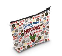 Cadeau pour amoureux d'horreur - Cadeau de film effrayant - Petite boutique - Trousse de maquillage effrayante, Little Shop Sac Eu, Trousse à cosmétiques avec impression