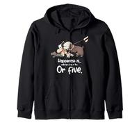 Cadeau pour animal de compagnie - Garde de chien Happiness Is Walking Dogs Sweat à Capuche