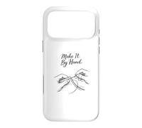 Cadeau pour Artisan du Cuir et maroquinier Make It by Hand Coque pour iPhone 17 Pro Max