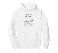 Cadeau pour Artisan du Cuir et maroquinier Make It by Hand Sweat à Capuche