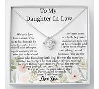Cadeau pour belle-fille de la part d'une belle-mère, cadeau pour belle-fille pour femme, collier pour belle-fille, cadeau d'anniversaire pour belle-fille de la part de maman, cadeau de Noël pour fille