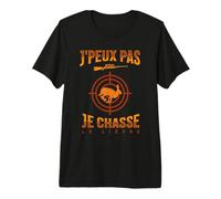 Cadeau pour Chasseur de lièvre Petit gibier Humour Chasse T-Shirt Haut de Gamme