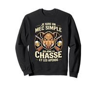 Cadeau pour Chasseur de Sanglier et Gros Gibier Sweatshirt