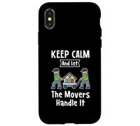 Cadeau pour déménageur - Keep Calm and Let The Movers Handle It Coque pour iPhone X/XS