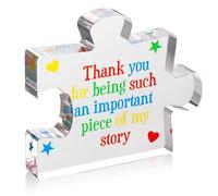 Cadeau pour enseignant, bloc de puzzle cadeau de remerciement pour les enseignants et les mentors, idéal pour l'appréciation du personnel de garderie et pour offrir des souvenirs