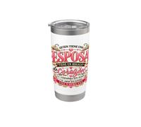 Cadeau pour épouse en espagnol - Cadeau de cœur pour épouse Gobelet isotherme en acier inoxydable double paroi