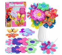 Cadeau pour fille de 5, 6, 7, 8 ans, kit de bricolage pour enfants à partir de 6, 7, 8, 9, 10 ans, loisirs créatifs, pour filles de 5 à 12 ans, poke-in amusant, coffret de bricolage, bouquet de fleurs