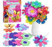 Cadeau pour fille de 5,6,7,8 ans,kit de bricolage pour enfants à partir de 6,7,8,9,10 ans,loisirs créatifs,pour filles de 5 à 12 ans,poke-in amusant,coffret de bricolage,bouquet de fleurs