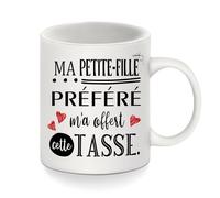 Cadeau pour Grand-mère Grand-père Mug drôle Ma petite-fille préférée m'a offert cette Tasse Anniversaire Fête des mères Fête des pères Cadeau de Noël (Ma petite-fille préférée m'a offert cette tasse)