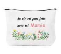 Cadeau pour Grand-mère Petite Trousse de Maquillage pour Grand-mère pour Femme Cadeau pour Mamie d'anniversaire Cadeau de Remerciement créatif Trousse de Maquillage personnalisée