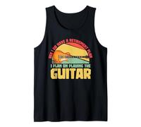 Cadeau pour Homme avec Inscription « I Plan on Playing The Guitar » Débardeur