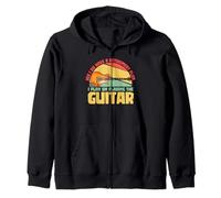 Cadeau pour Homme avec Inscription « I Plan on Playing The Guitar » Sweat à Capuche