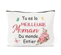 Cadeau pour Maman,Cadeau Anniversaire Maman,Cadeau Fete des Meres,Cadeau Fete des Meres Personnalisé,Fete des Meres Cadeau Idee,Pochette Maquillage,Cadeau Jeune Maman,Cadeau Maman Noel Original