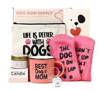 Cadeau pour maman chien pour femme, cadeau pour les amoureux des chiens, cadeau de fête des mères pour les mamans de la part de sa fille, cadeau de Noël pour maman Crazy Dogs Lady, cadeau de meilleure