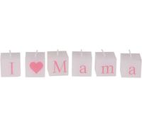Cadeau Pour Maman, Coffret Cadeau De Bougie Taille Environ 3 X 3 Cm, Motif : I Love Mama