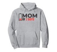 Cadeau pour Maman de 2 garçons de la Part d'un Fils - Mignon fête des mères Anniversaire Sweat à Capuche