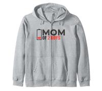 Cadeau pour Maman de 2 garçons de la Part d'un Fils - Mignon fête des mères Anniversaire Sweat à Capuche