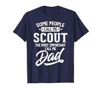 Cadeau pour Papa Scout Le Plus Important - Call Me Dad T-Shirt, Homme, Bleu Marine, M