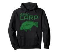 Cadeau pour pêcheur à la Carpe Miroir Mission Carp Sweat à Capuche