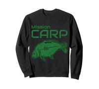 Cadeau pour pêcheur à la Carpe Miroir Mission Carp Sweatshirt