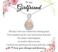 Cadeau pour petite amie, épouse, âme sœur, maman, grand-mère, nounou grand-mère, collier avec pendentif infini pour femme, cadeau de Noël, anniversaire, fête des mères, anniversaire de mariage