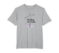 Cadeau pour Professeur de Danse sur Pointe T-Shirt, Homme Grandes Tailles, Gris Chiné, 6X Tall