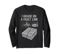 Cadeau pour Professeur de géologie Rock Pun Science Humour Terre Manche Longue