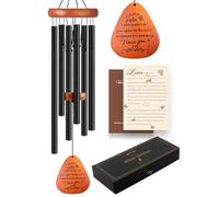 Cadeau pour sœur, Cadeau d'anniversaire pour sœur, Carillon éolien Papillon de 81,3 cm, Cadeau de sœur pour Noël, fête des mères