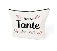 Cadeau pour tante - Cadeau idéal pour tante - Cadeau d'anniversaire - Cadeau de Noël pour tante et oncle - Cadeau pour tante et oncle - Cadeau pour tante - Cadeau - Trousse de maquillage