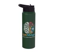 Cadeau pour thérapie de langage - Cerveau d'un discours pathologue Stainless Steel Insulated Water Bottle