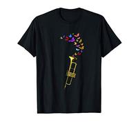 Cadeau Pour Trompettiste Papillon Joueur De La Trompette T-Shirt