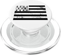 Cadeau pour Un feu Drapeau Breton Breizh Bretagne France PopSockets PopGrip pour MagSafe